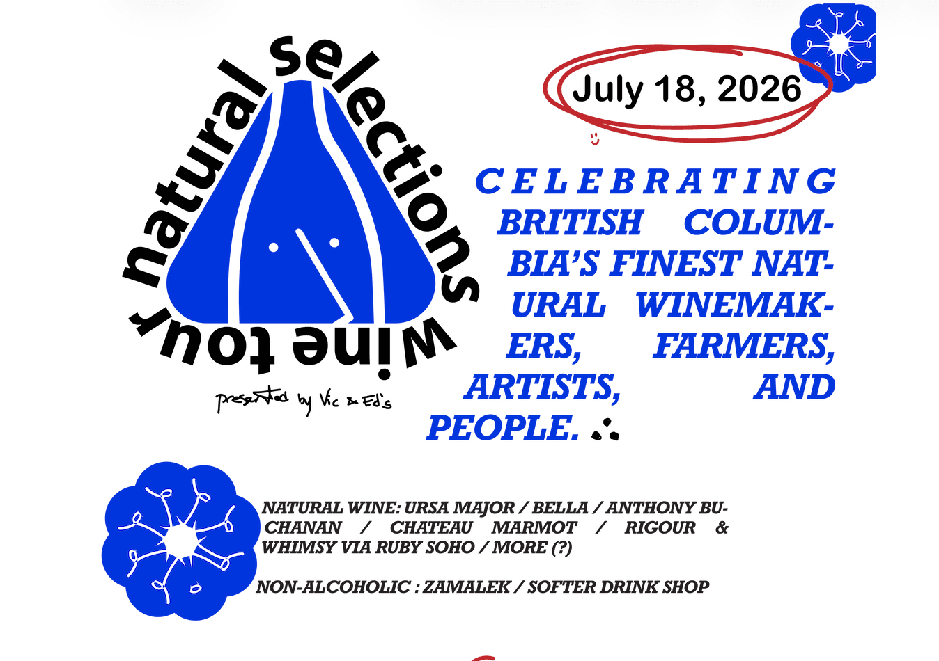 Vic and Ed's Natural Selections Wine Tour