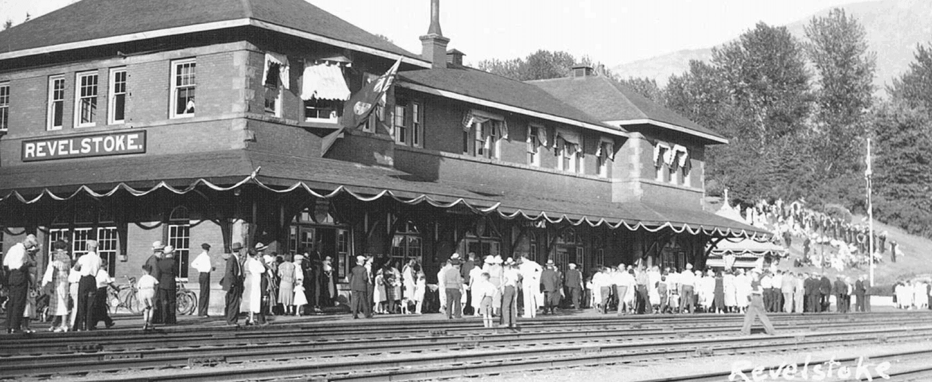 revelstoke train station heritage photo