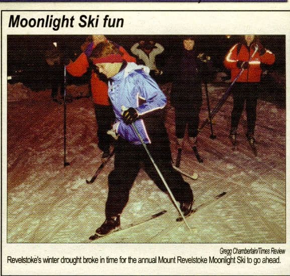 news article about moonlight ski