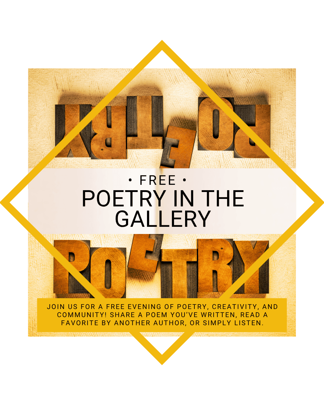 POETRY IN THE GALLERY | FREE