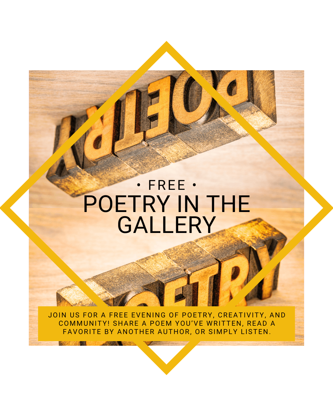 POETRY IN THE GALLERY | FREE
