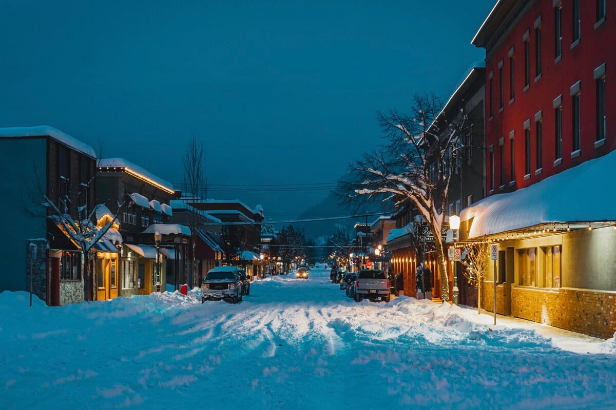Winter in Downtown Revelstoke