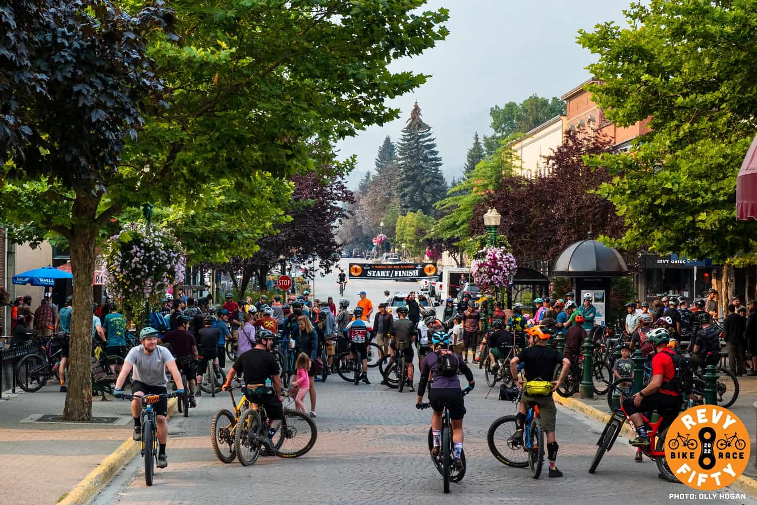 bike race start line