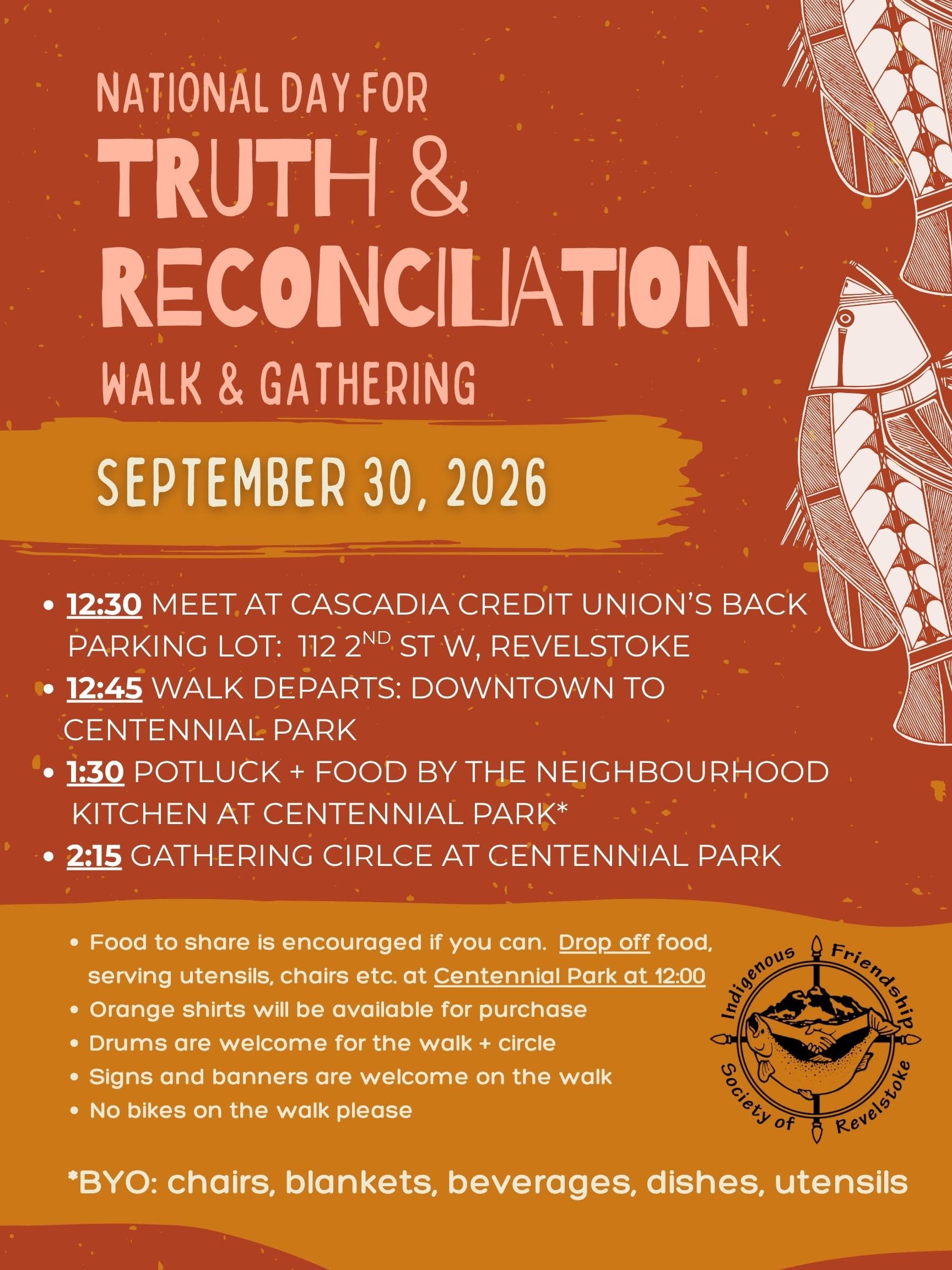 Truth & Reconcilliation Day: Walk + Gathering - 30-09-26
