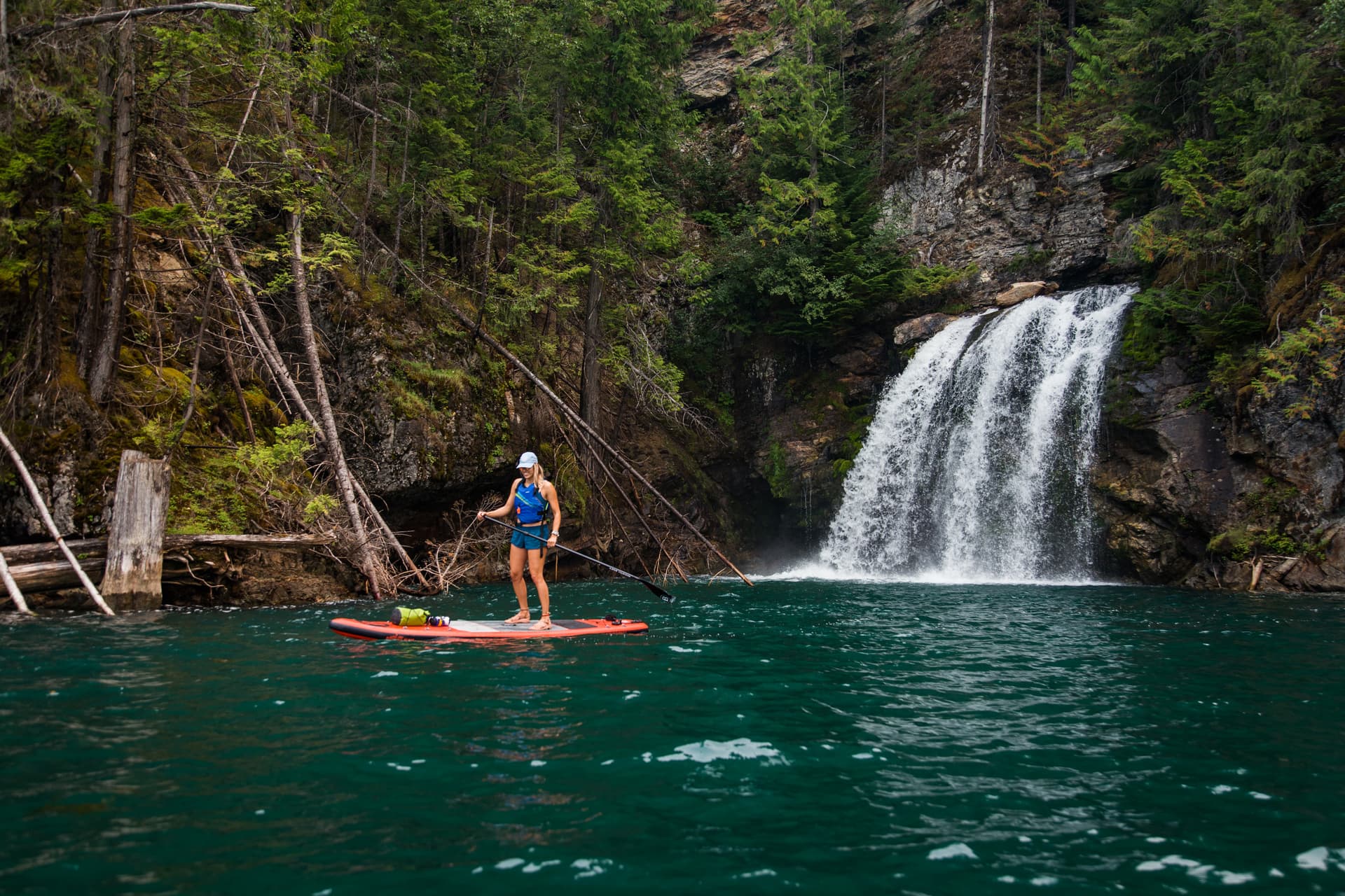 Stand Up Paddle Waterfall