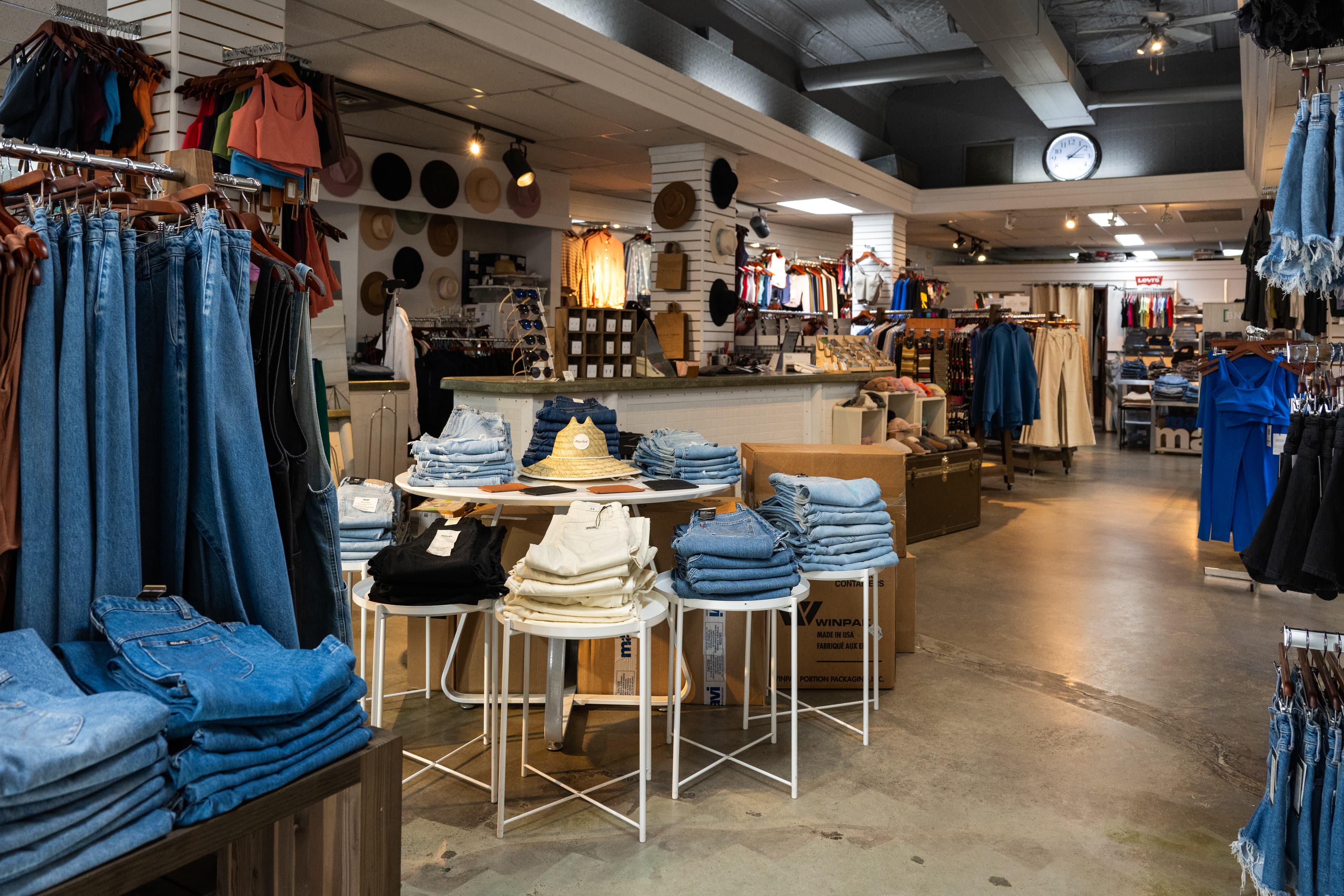 clothing shop interior