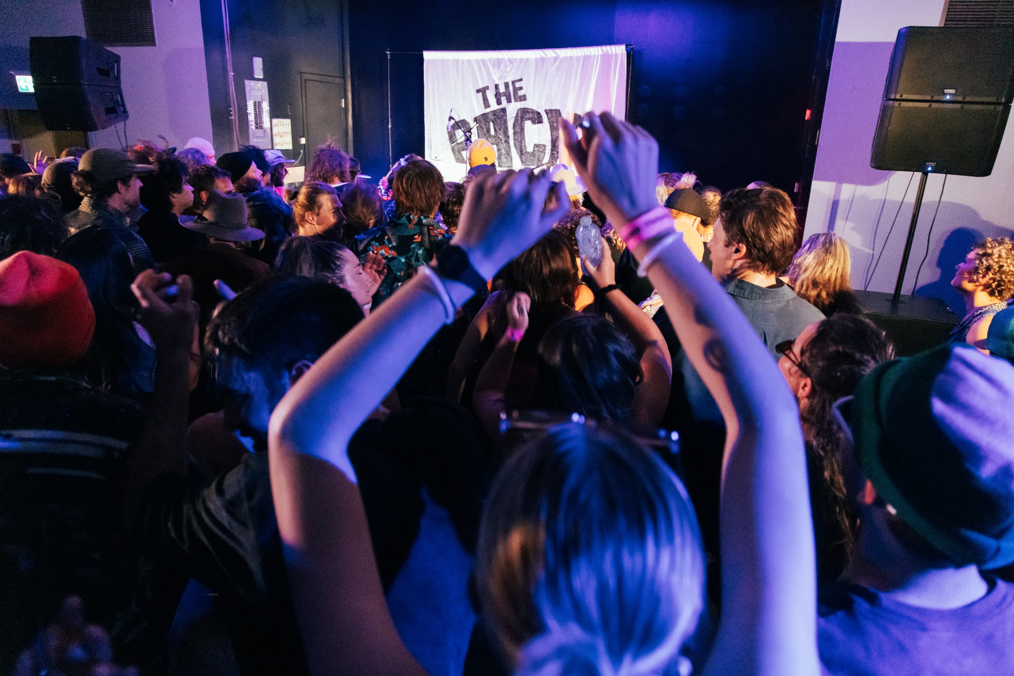 crowd at music event