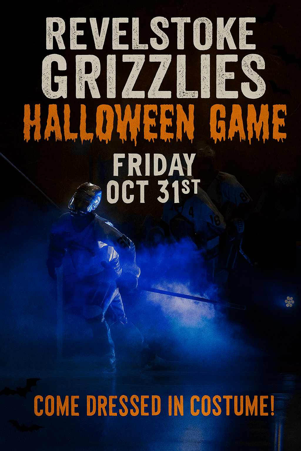 Revelstoke Grizzlies Halloween Game - Oct 31