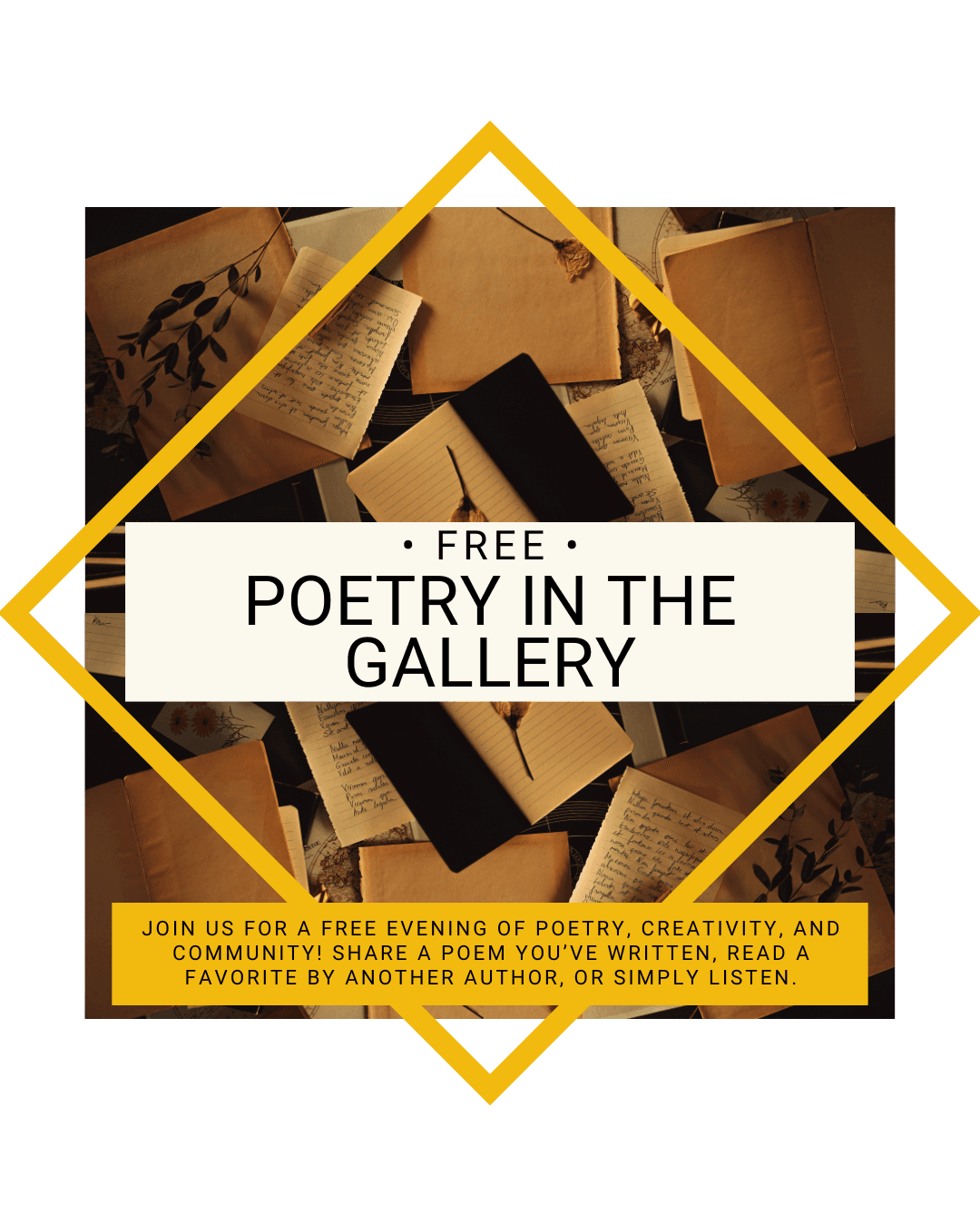 POETRY IN THE GALLERY | FREE 2026