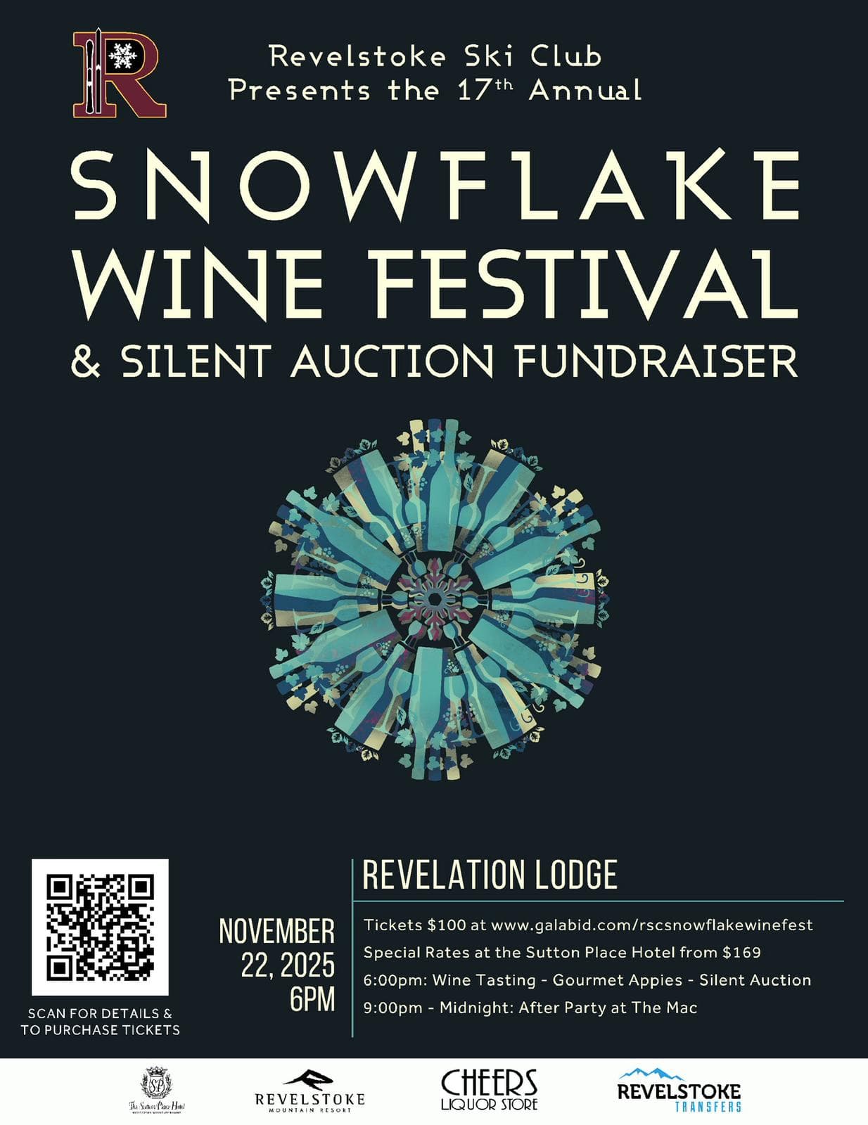 Revelstoke Ski Club Snowflake Wine Fest