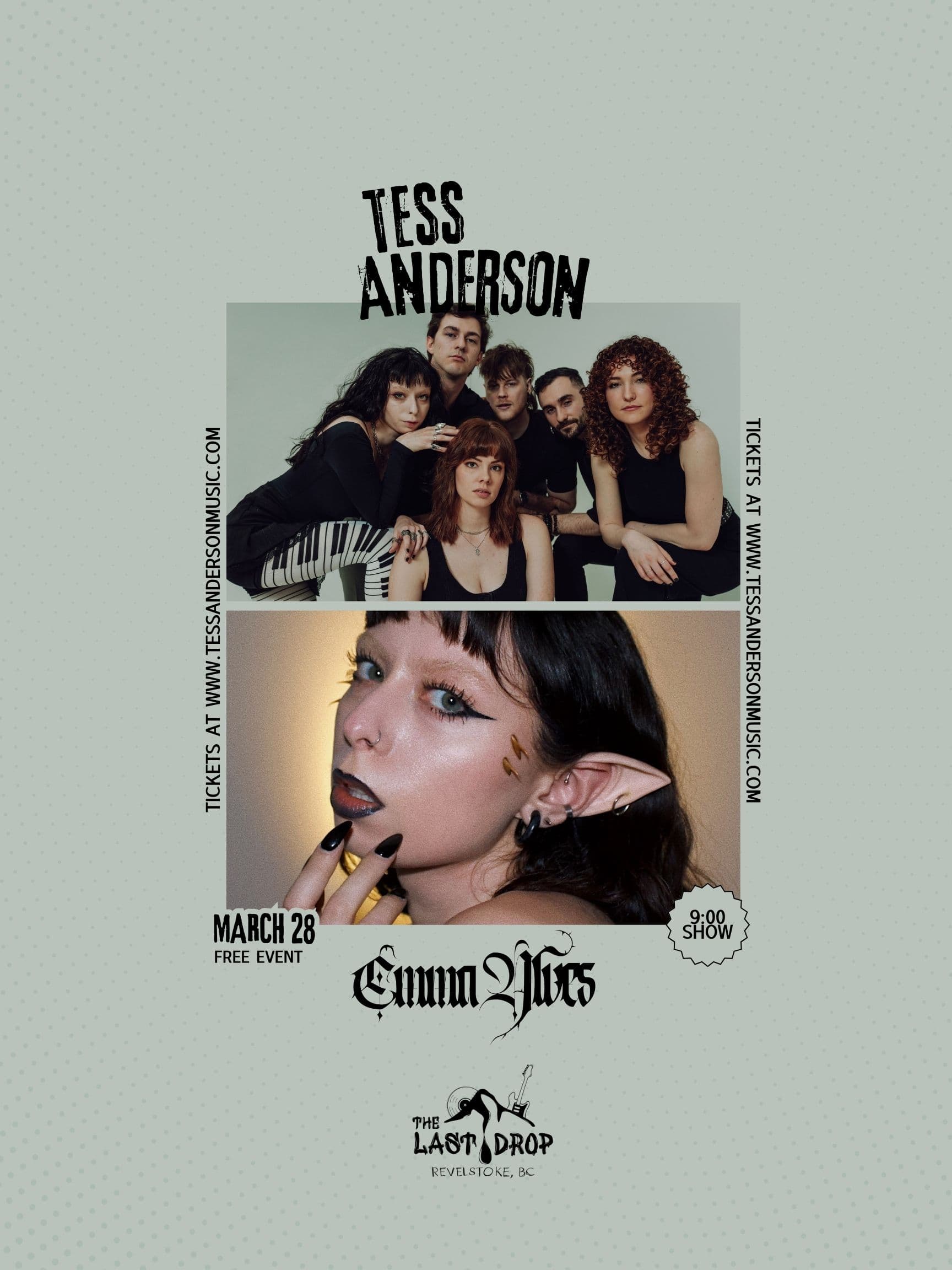 Tess Anderson "Before I Come Unhinged" Western Canada Tour feat. Emma Alves