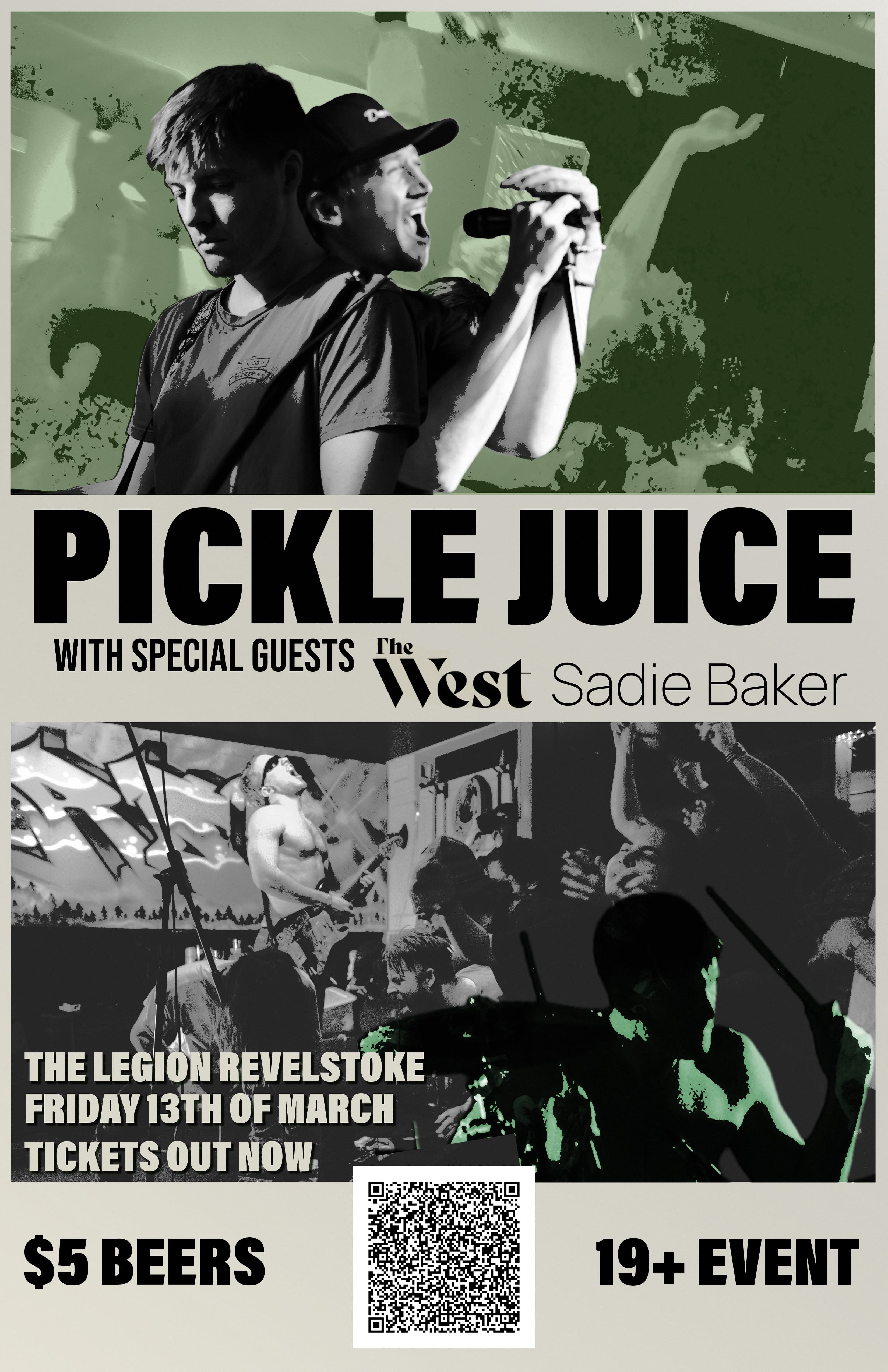 PICKLE JUICE /w Special Guests The West & Sadie Baker LIVE at the Revelstoke Legion