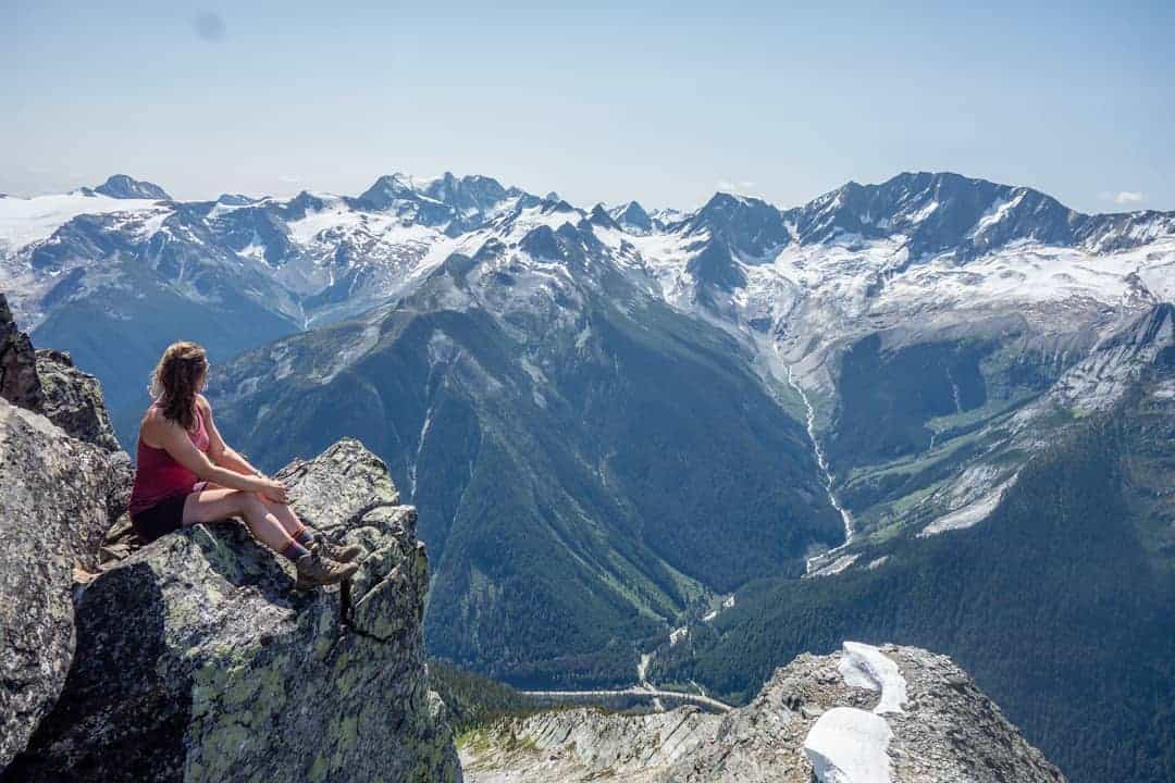 Woman in Glacier National Park Canada