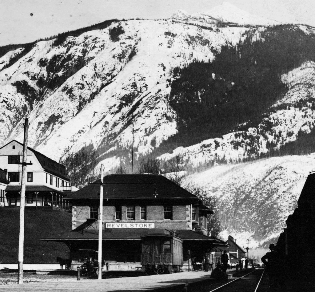 Historic view of Mount Mackeznie