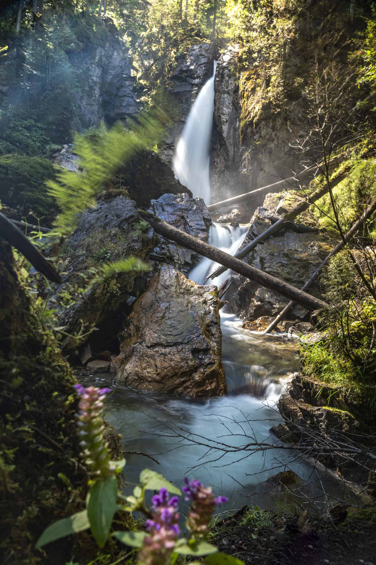 begbie falls waterfall in revelstoke