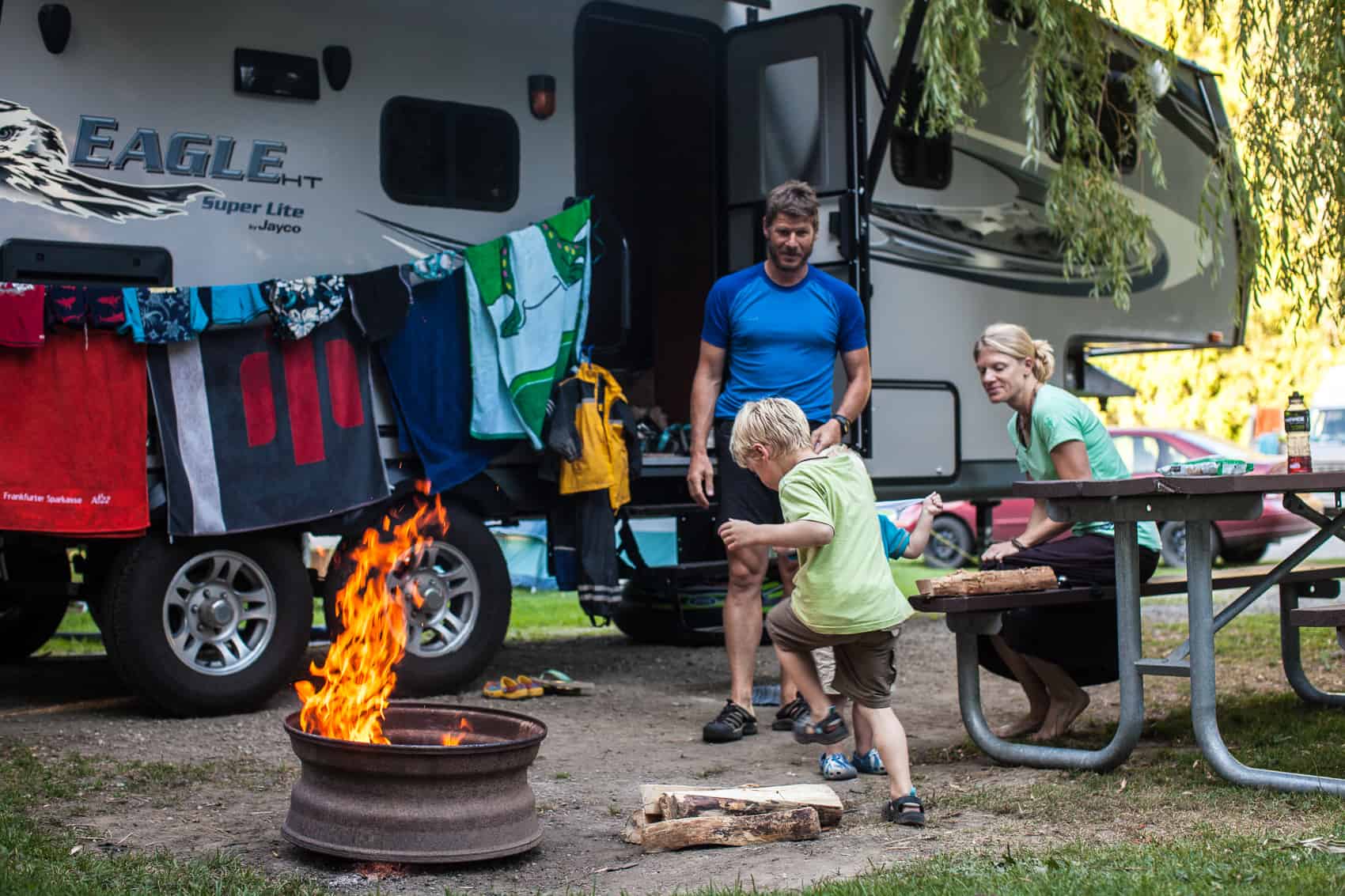 Camping - Secondary Images - Family RV Camping in Revelstoke