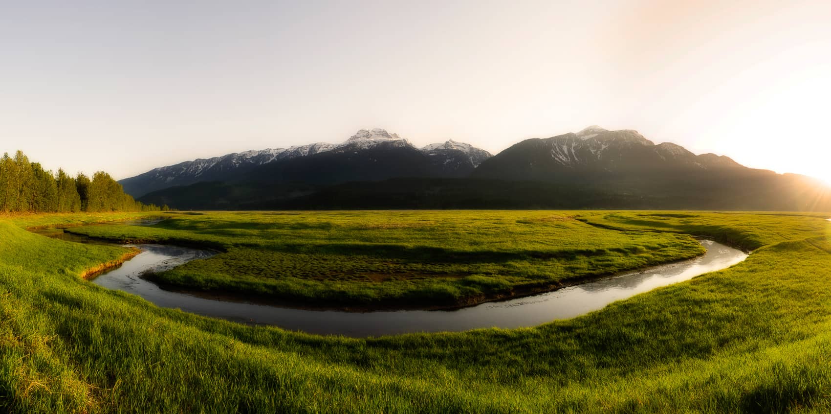 Revelstoke flats with Mount Begbie View