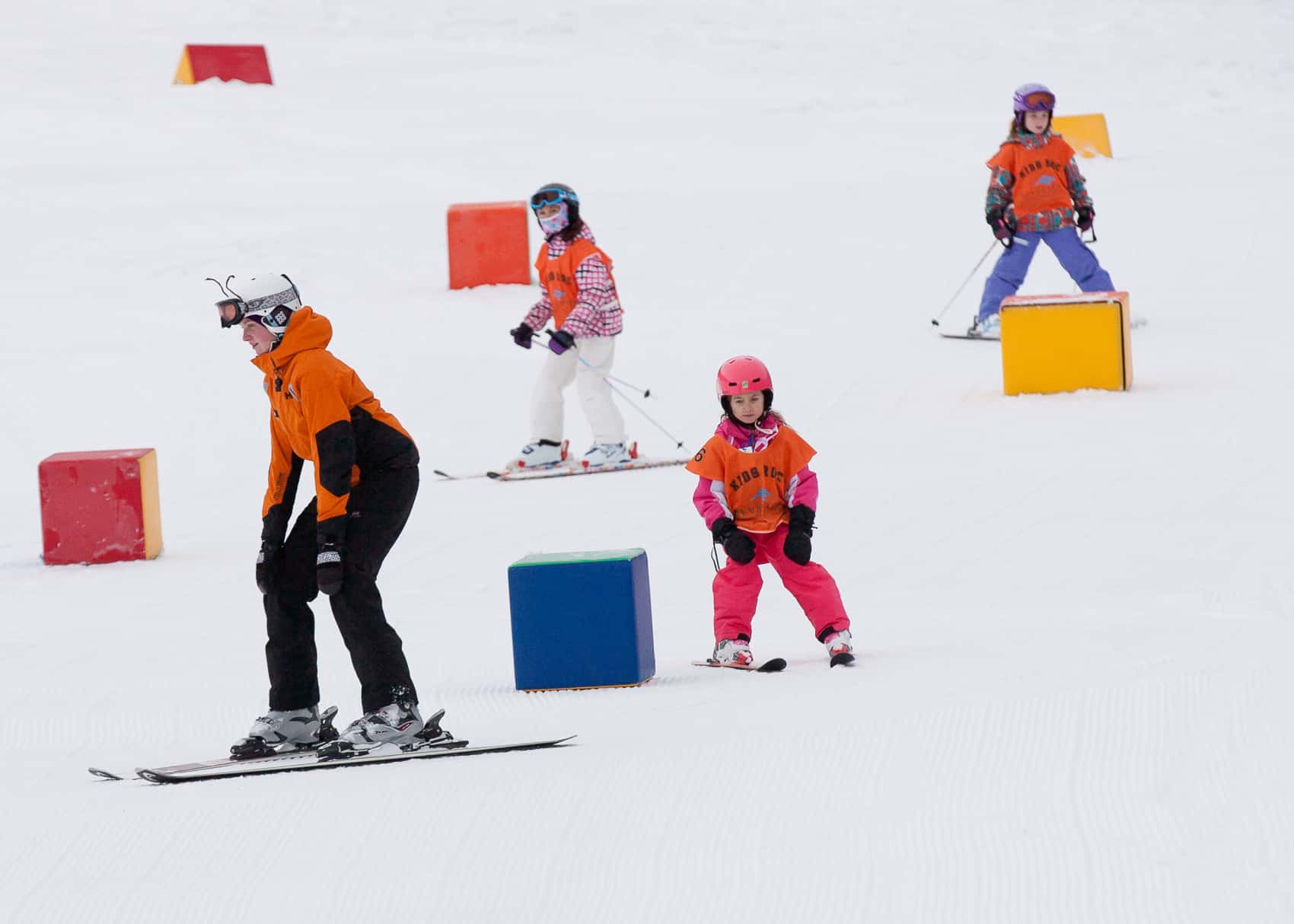 Revelstoke Mountain Resort ski school kids