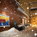 Art Alleries in Revelstoke in snow