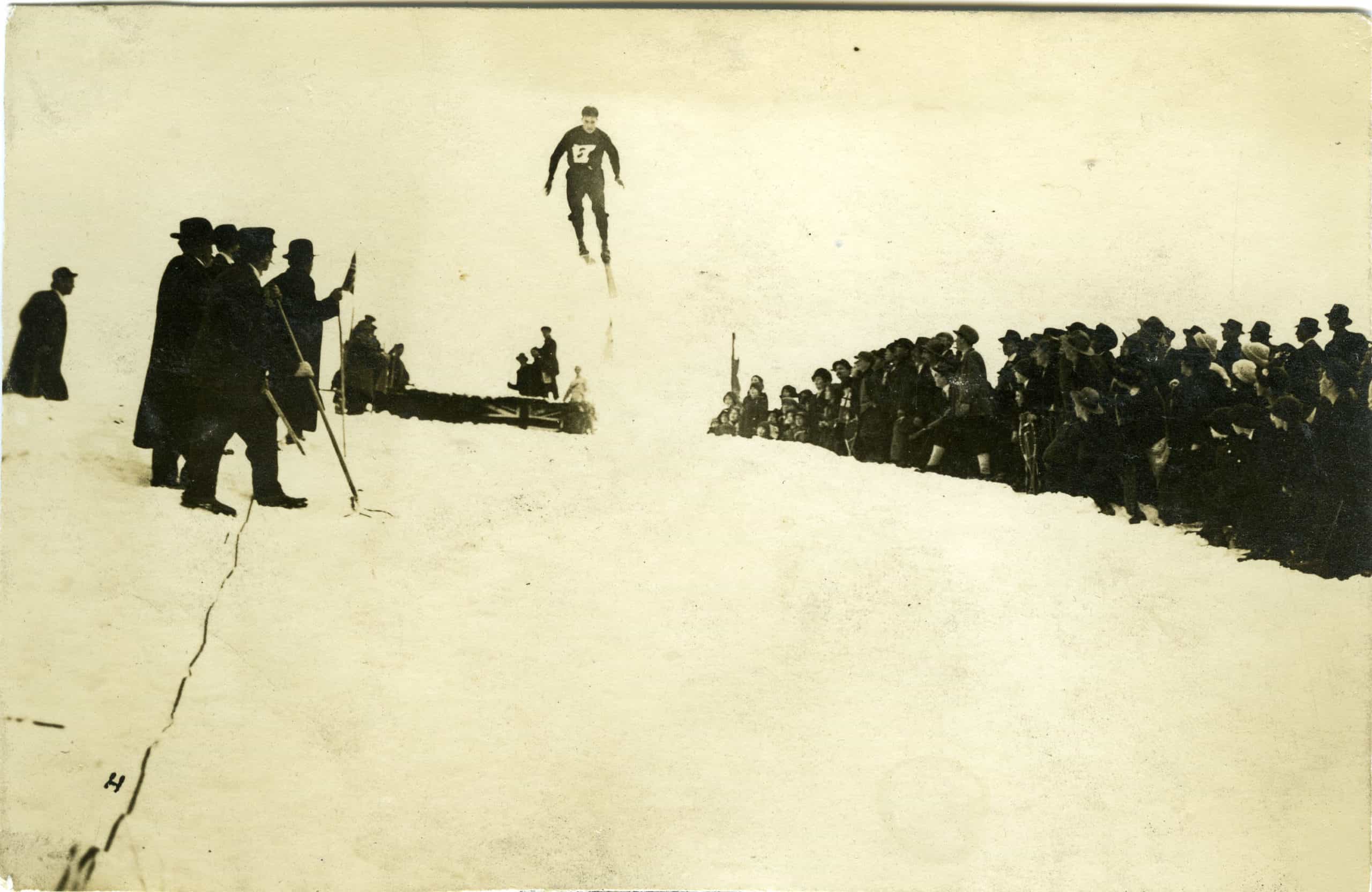 ski jumper Revelstoke historic