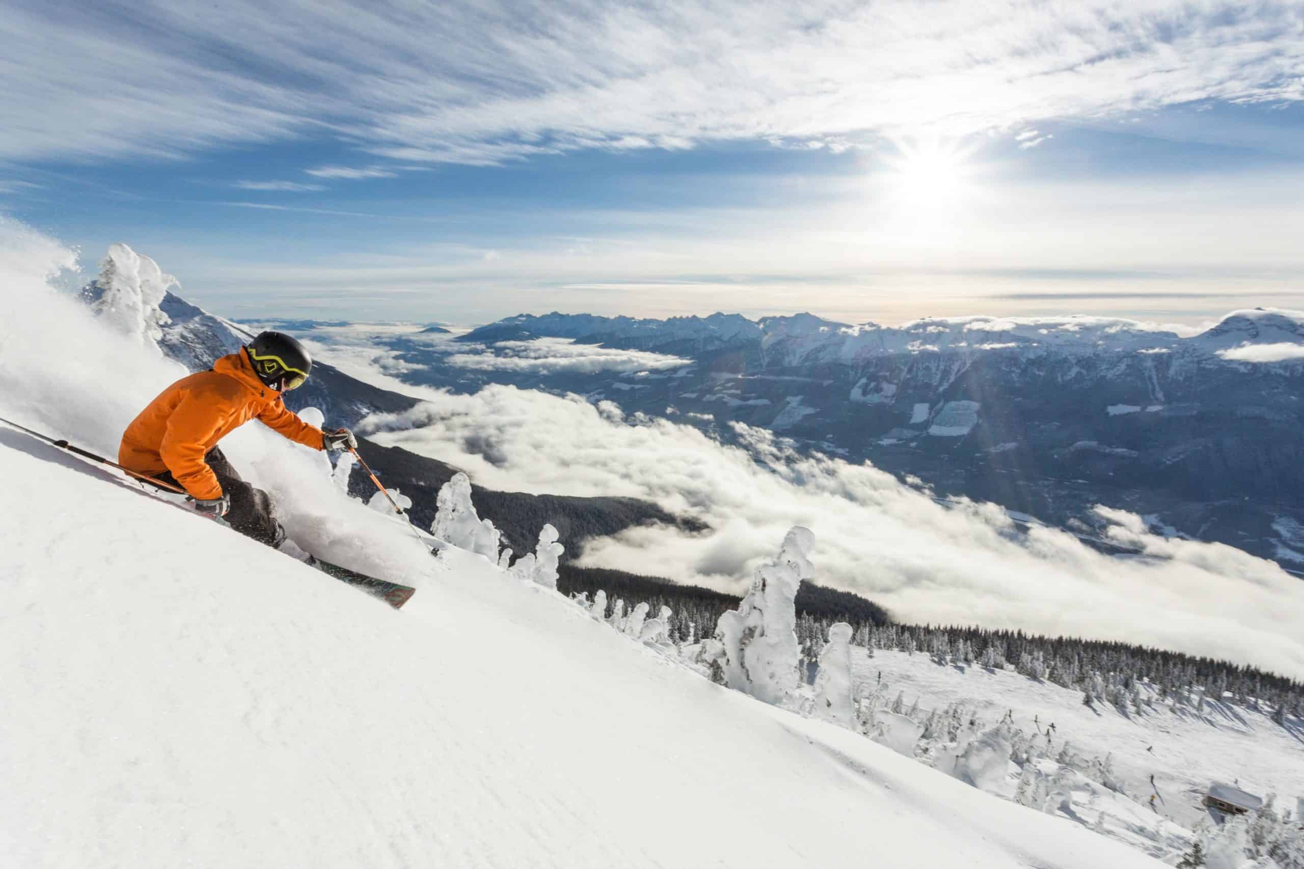 Revelstoke skiing sunshine