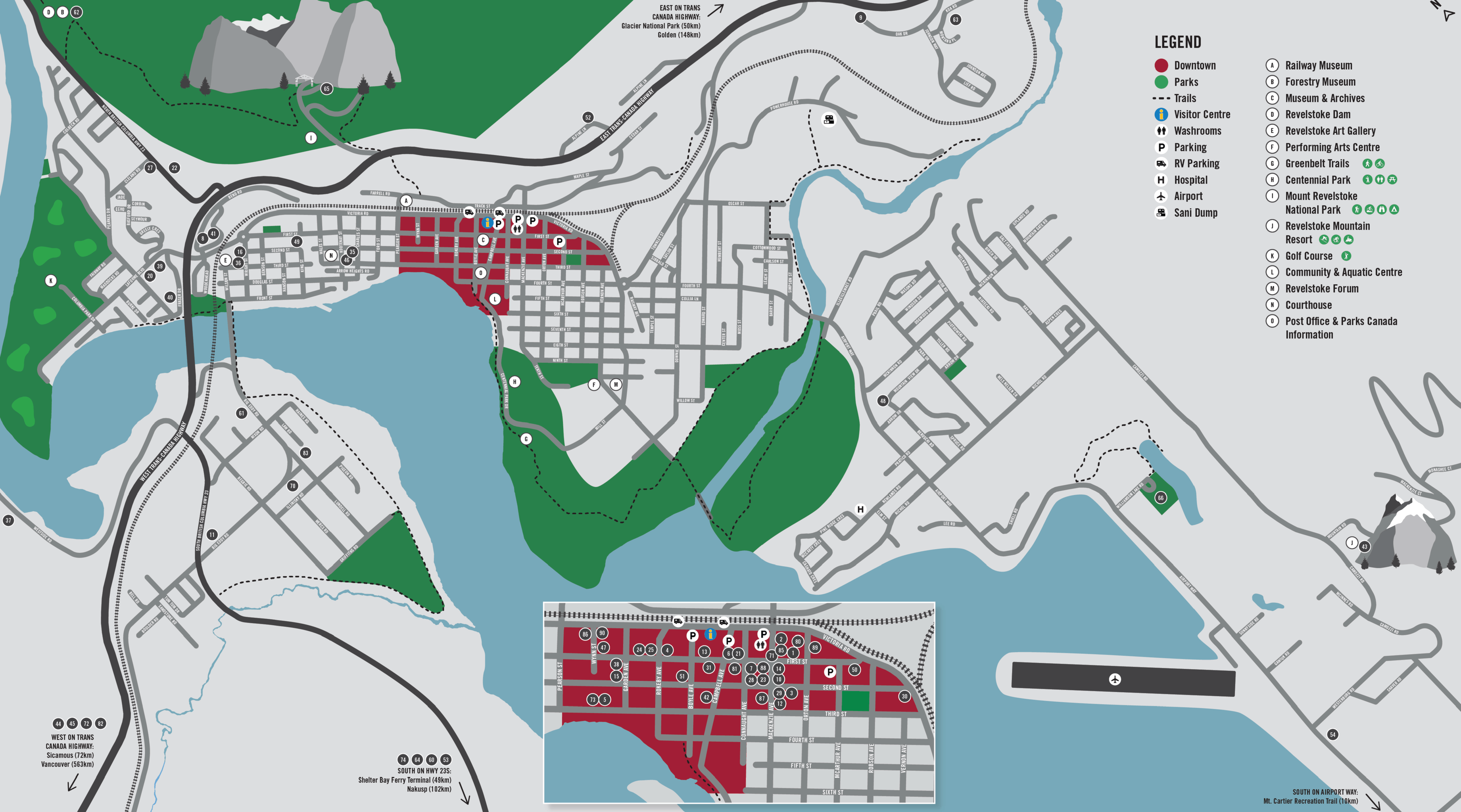 City Map Revelstoke