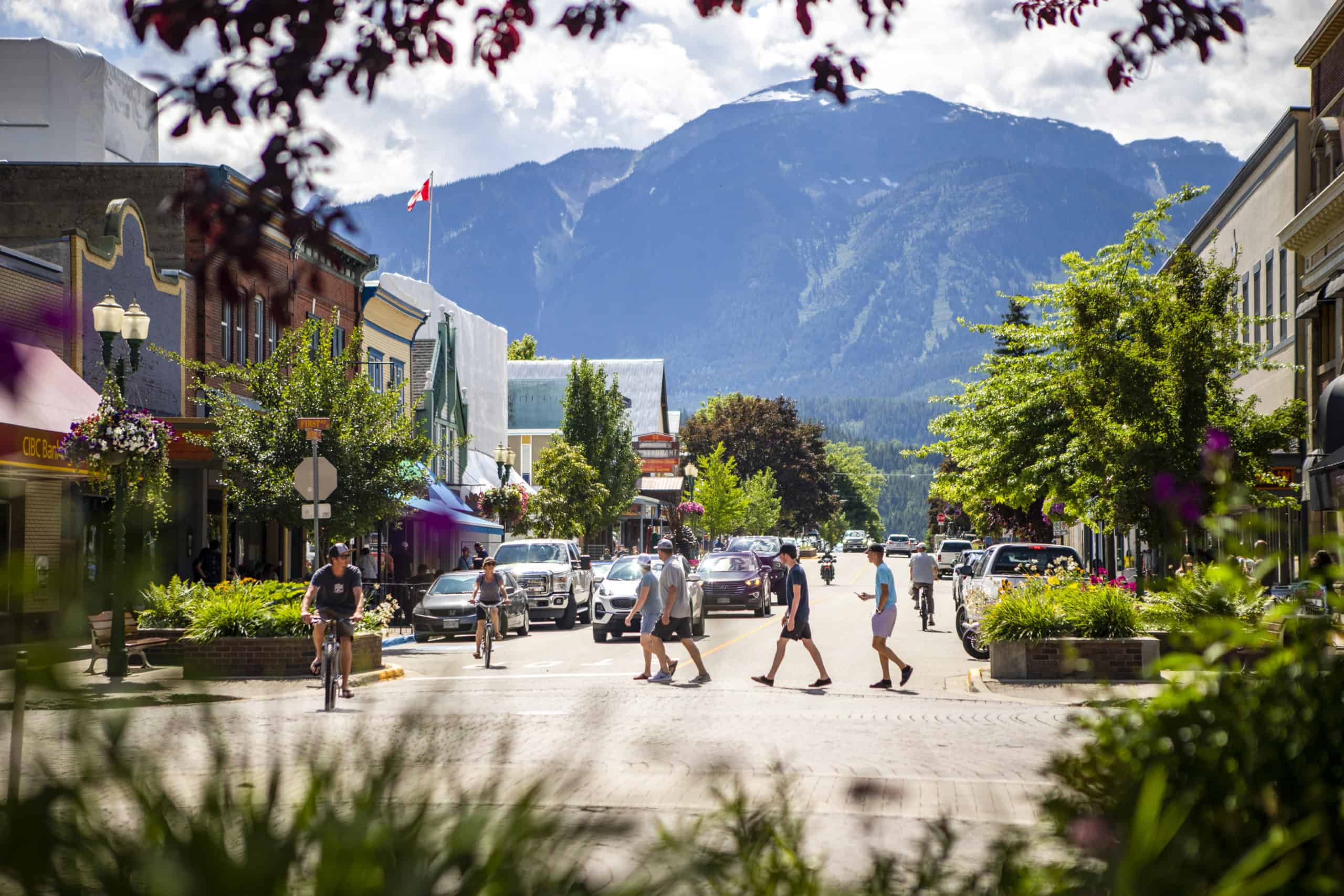 Mount Macpherson from downtown Revelstoke. Photo: Tom Poole