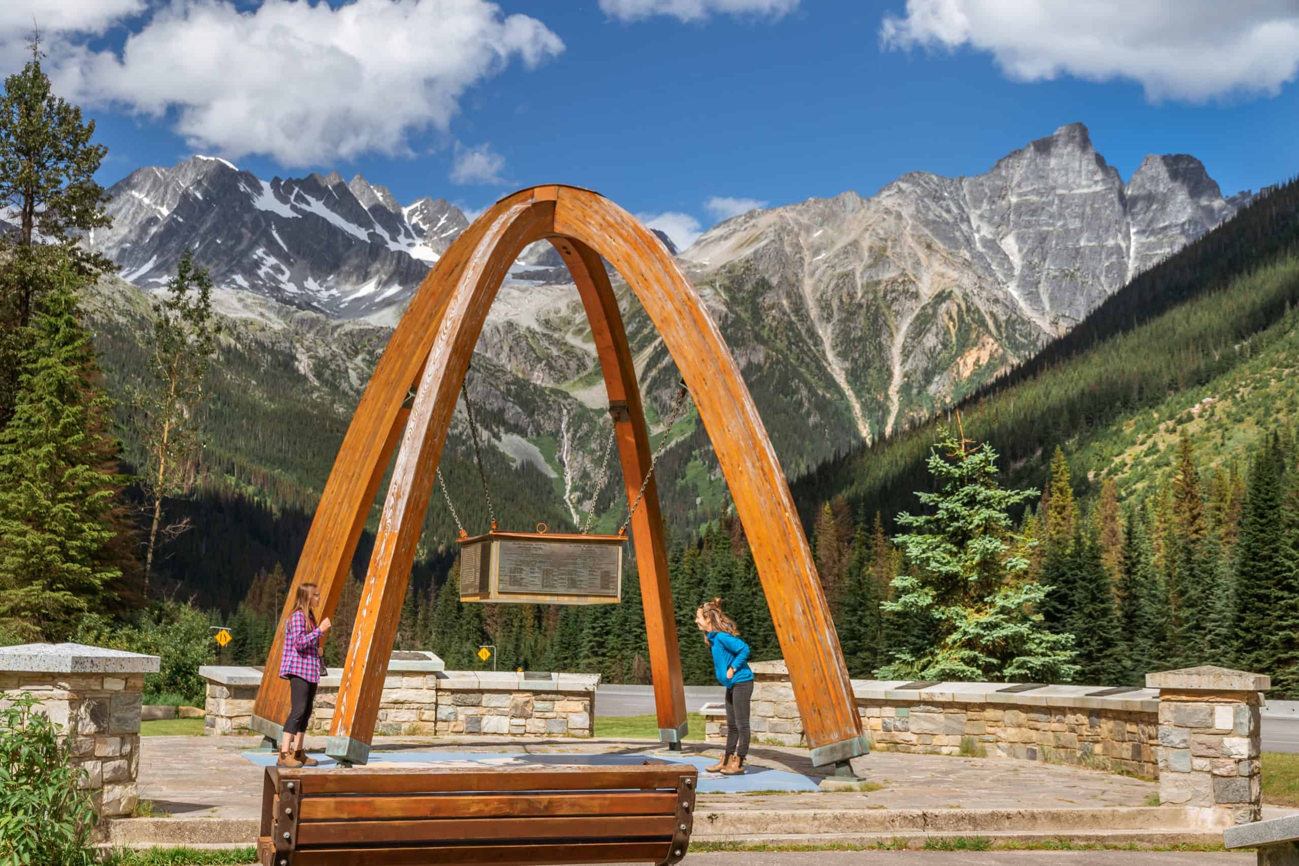 Epic views of the Hermit Range, Rogers Pass Summit Picnic Area, Glacier National Park. Photo: Parks Canada