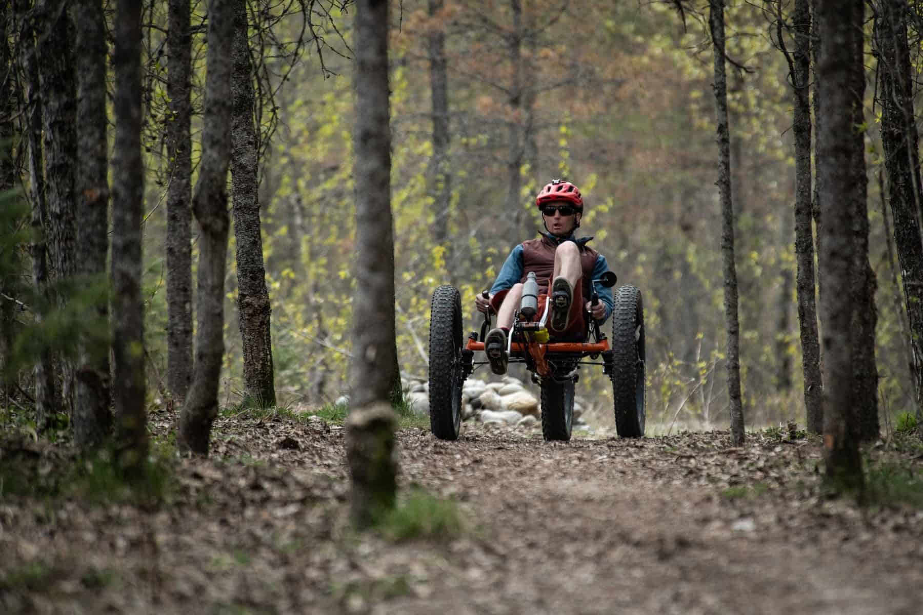 Chris riding Greenbelt