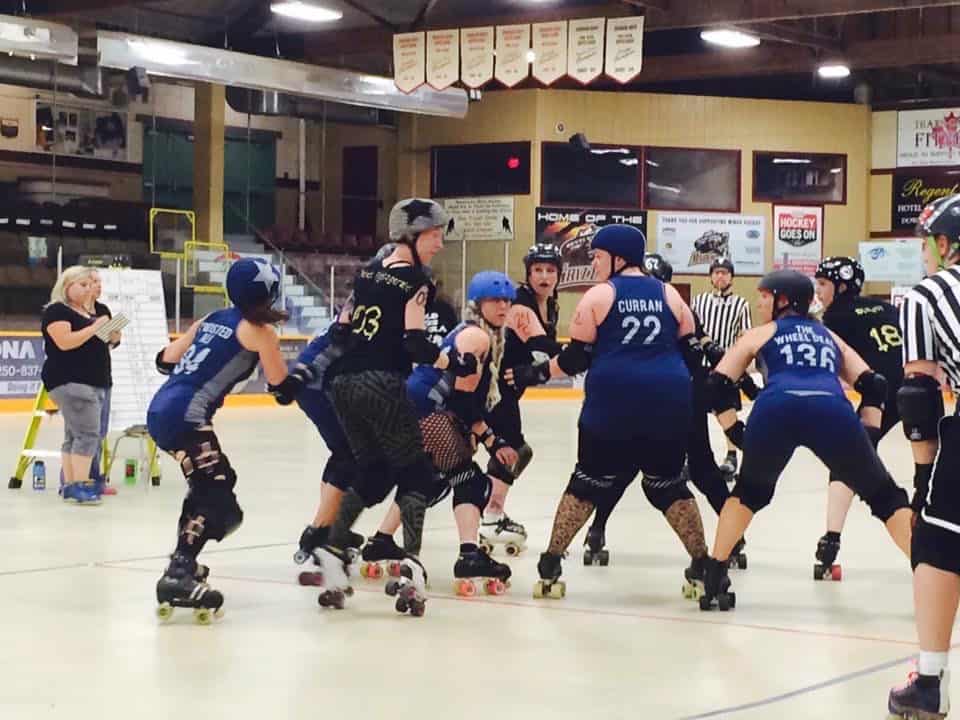 Roller Derby Bout Revelstoke vs Kamloops Revelstoke