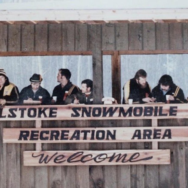 Historic snowmobile Revelstoke